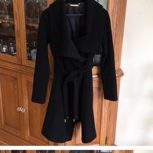 DVF winter wrap coat